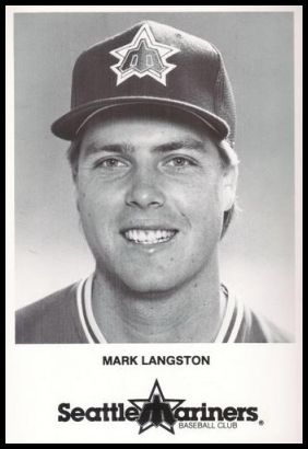 1986 Seattle Mariners Postcards 07 Mark Langston